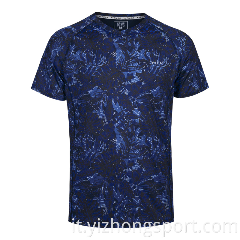 Polyester Spandex Dry Fit T Shirt